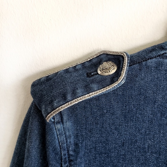 NWT RALPH LAUREN officer's denim jacket SIZE 4 - Picture 7 of 7